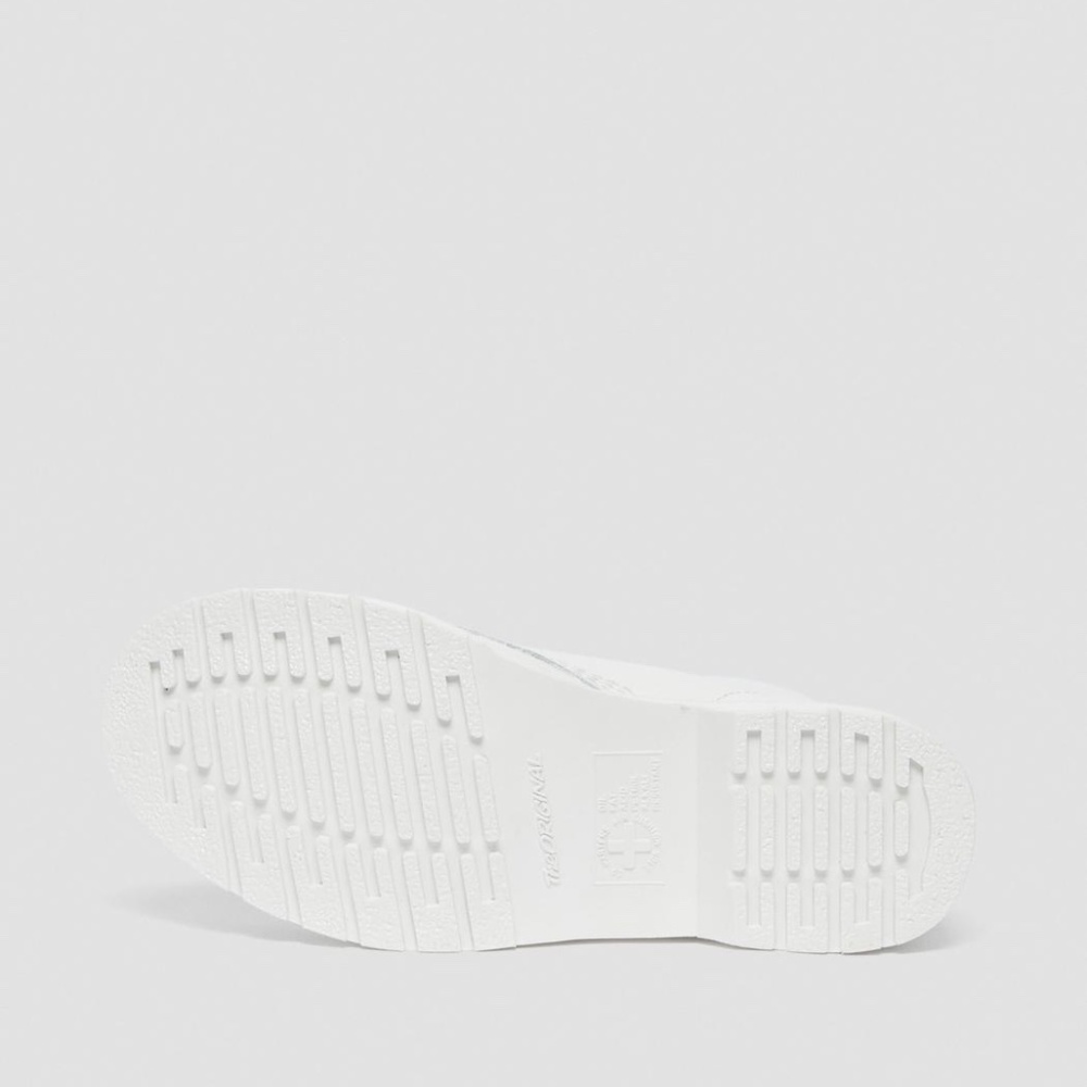 Dr. Martens Women's 1460 8-Eye Mono White Patent Lamper 8-Eye - Picture 7 of 9